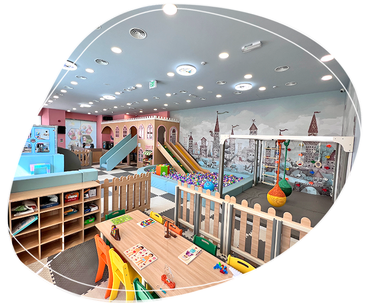 Interactive indoor activities and soft play zone in Sharjah.