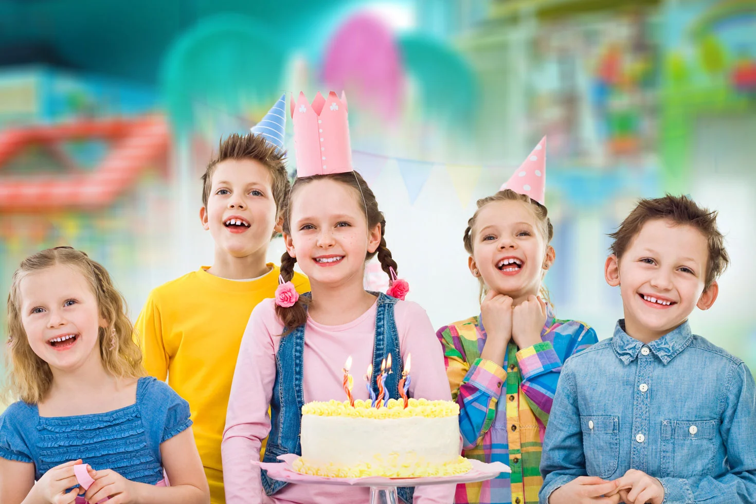 Kids birthday party package at indoor play area in Sharjah